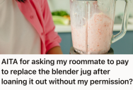 Woman Lent Out Her Roommate’s Expensive Blender Without Permission, So Their Shared Trust Got Shredded Just As Badly As The Blades