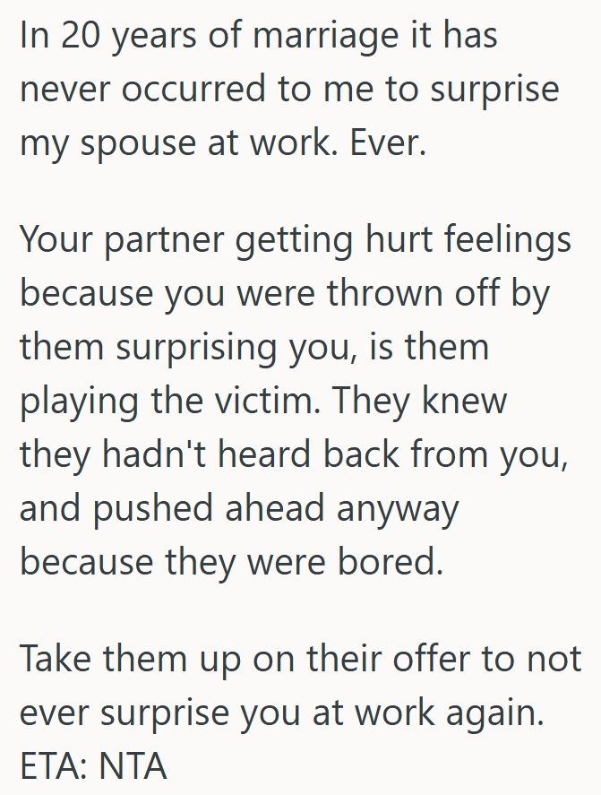 03  31 12 Her Lunch Breaks Are Usually Fun And Games, But Her Husband Threw A Wrench Into The Works When He Decided To Surprise Her