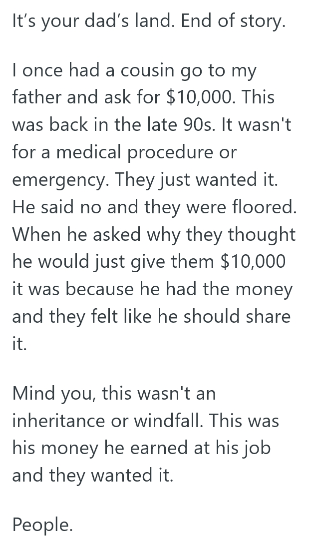 2025 03 03 13 34 28 Mans Sisters Begged Him to Take Some Unwanted Land, But Now That its Valuable Theyre Demanding it Back