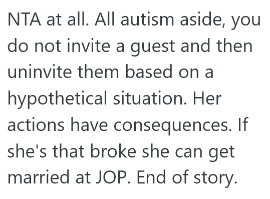 2025 03 03 13 57 16 Her Son Was Supposed To Be The Ring Bearer For His Aunt, But Then The Aunt Changed Her Mind For A Hypothetical Reason