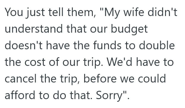 2025 03 03 14 20 18 Wife Offered To Pay For Her Sisters Family To Come On Their Spring Break Vacation, But Her Husband Said Absolutely Not