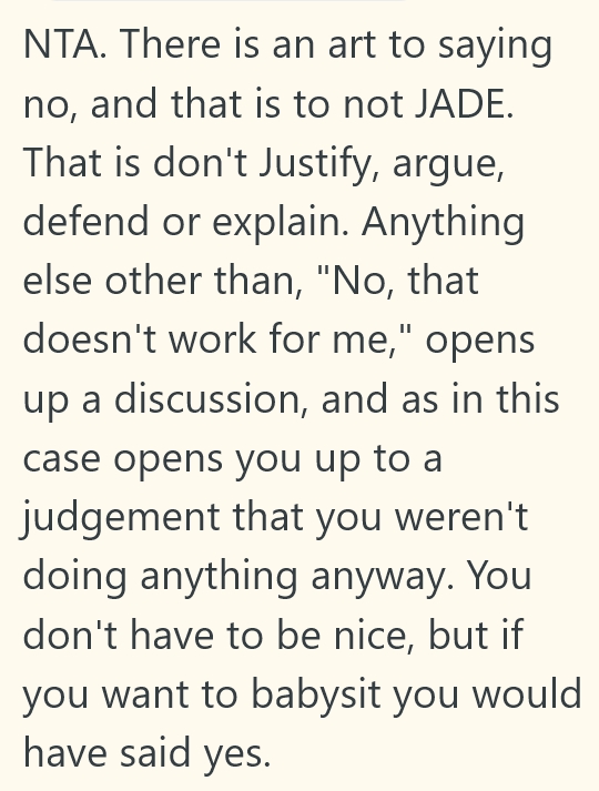 2025 03 12 21 27 04 She Told Her Friend She Couldnt Babysit Because She Was Relaxing at Home, But Her Friend Definitely Didnt Understand