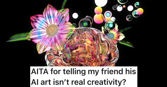 ai art on black background