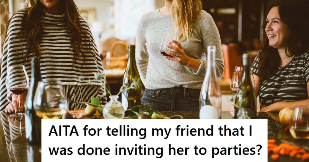 Dinner party with people talking