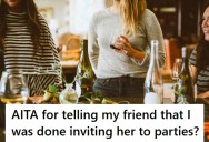 She Threw A Dinner Party, And Her Friend Kept Taking All The Leftovers Even When She Told Her To Stop
