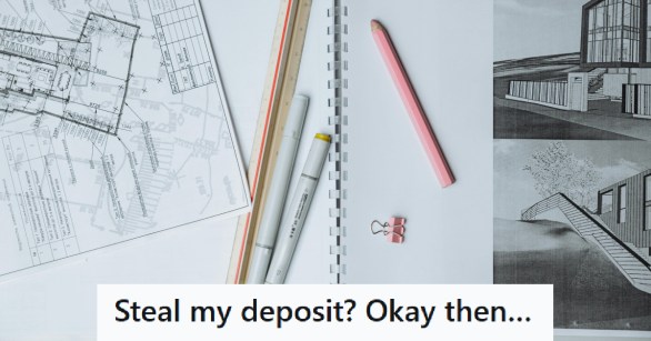 Builder's notes for a home blue print