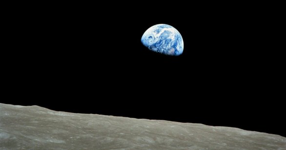 A view of Earth from the Moon