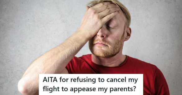 Man puts his hand on his head after shocking news