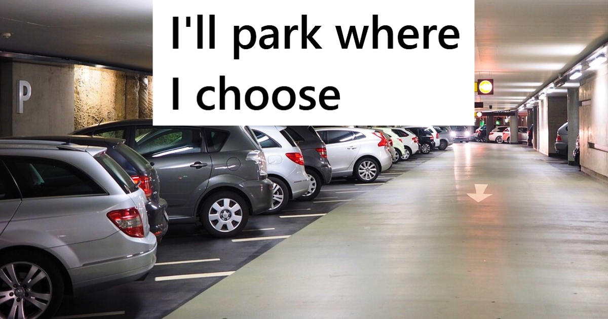 Cars in indoors apartment parking lot