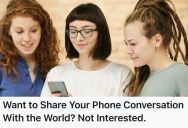 He Blasted The Podcast He Was Listening To So He Could Get Rid Of A Customer On Her Speakerphone