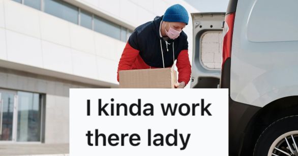 Man packing boxes into van