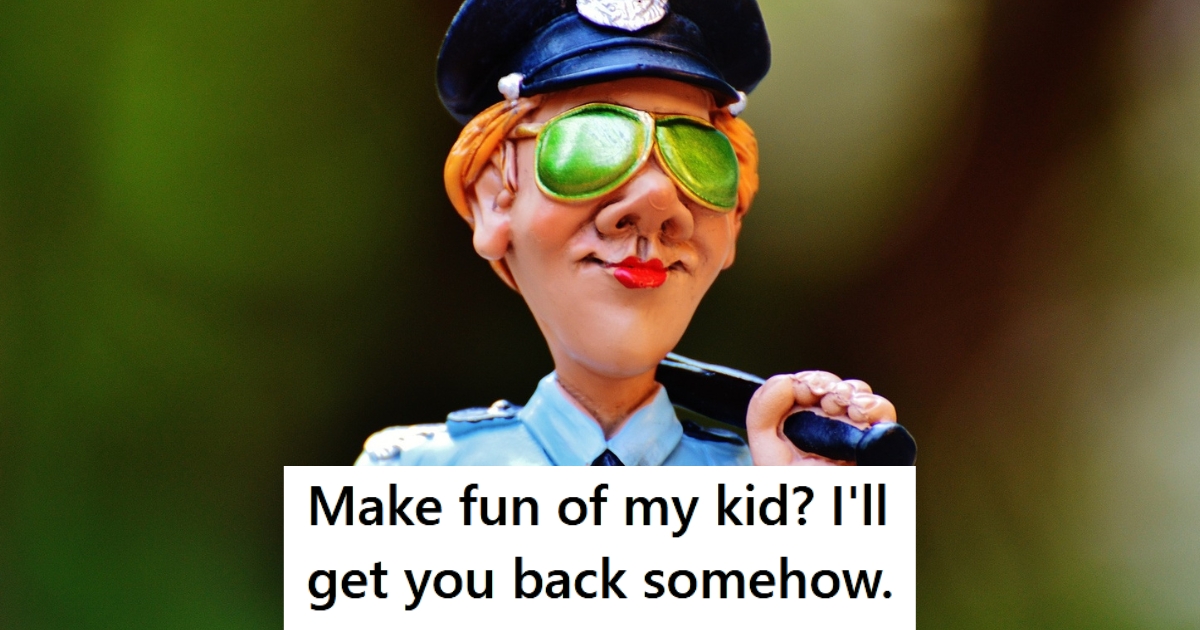 Clay sculpture police officer smiling