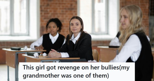 Teenage girl sitting in high school class