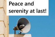 His Neighbor’s Dog Kept Barking Early In The Morning, So He Recorded It And Played It Back To Them Through Speaker Horns Pointed At Their House