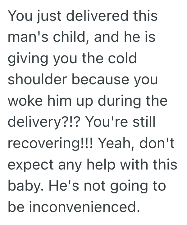 Screenshot 2025 03 01 at 12.01.36%E2%80%AFPM Husband Couldnt Be Bothered To Stay Awake During His Wifes Labor, But When She Woke Him Up, He Started Acting Like He Was The Victim