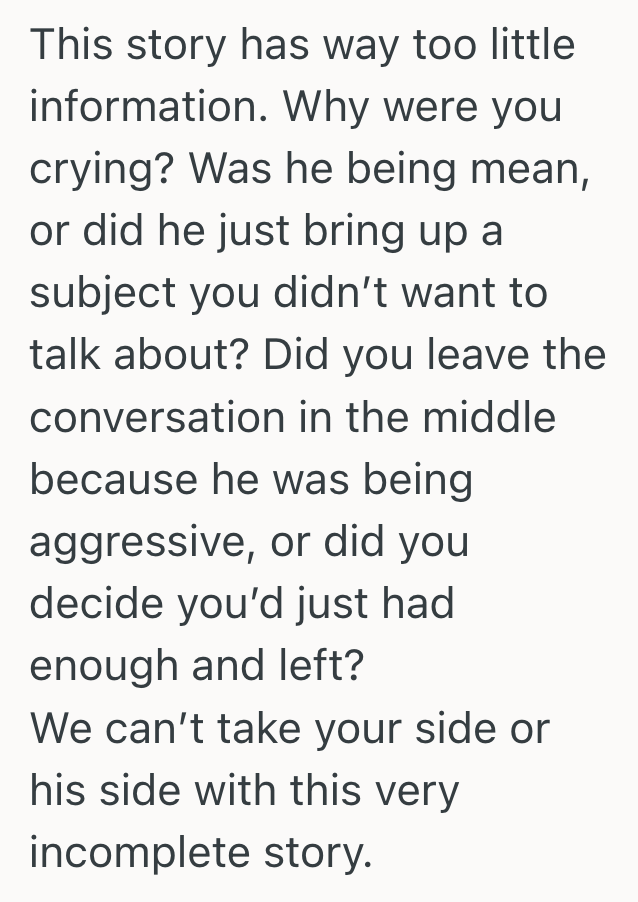 Screenshot 2025 03 01 at 2.41.34 PM A Tough Day Left A Woman Feeling Emotional, But When Her Husband Didnt Comfort Her The Way She Pictured, It Turned Into A Big Conflict Between Them