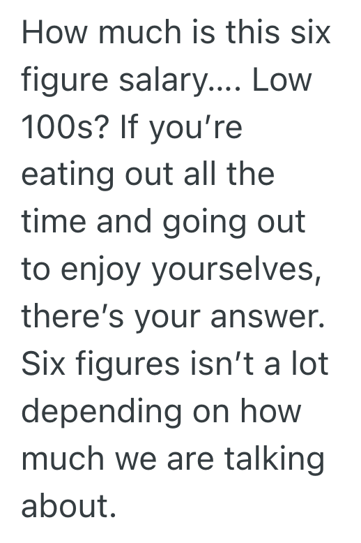 Screenshot 2025 03 02 at 1.58.25 PM Wifes Six Figure Salary Vanished Into Thin Air, And When She Failed To Explain Herself, Her Husband Walked Out The Door