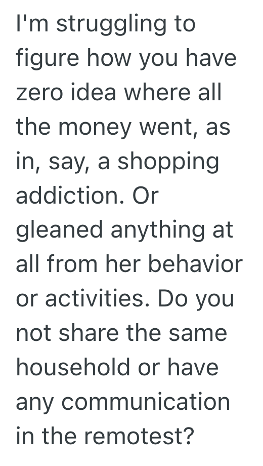 Screenshot 2025 03 02 at 1.59.23 PM Wifes Six Figure Salary Vanished Into Thin Air, And When She Failed To Explain Herself, Her Husband Walked Out The Door