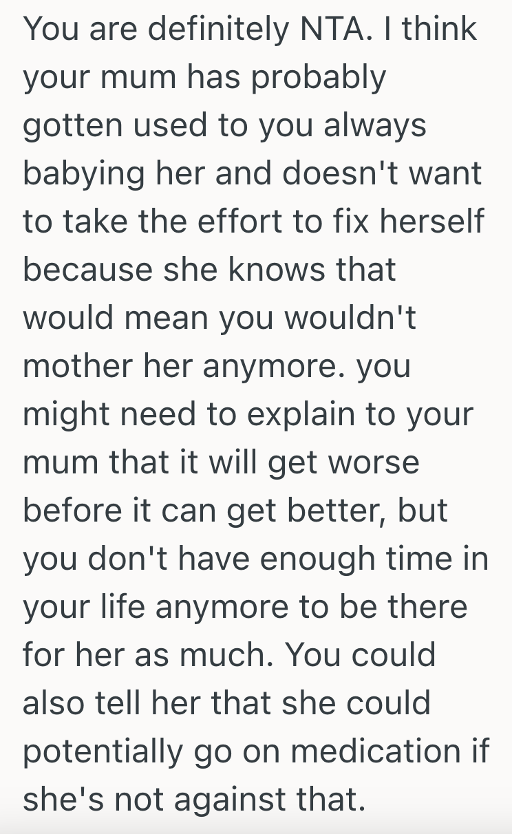 Screenshot 2025 03 03 at 1.58.18%E2%80%AFPM Daughter Does Everything She Can To Try To Help Her Mother Manage Her Depression, But Shes Emotionally Exhausted And Considering A More Drastic Approach