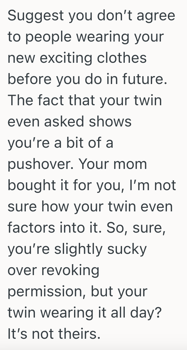 Screenshot 2025 03 03 at 11.39.27 AM Mom Gets One Child A Speciality Embroidered Jacket For Christmas, But This Teen Is Already Regretting Saying Yes When Her Twin Sister Asked To Borrow It