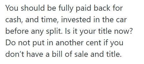 Screenshot 2025 03 04 115405 Her Dad Gave Her His Old Car, But It Needed A Lot Of Repairs. So She Told Her Sister She Planned To Sell The Car, But Her Sister Wanted Part Of The Profit.