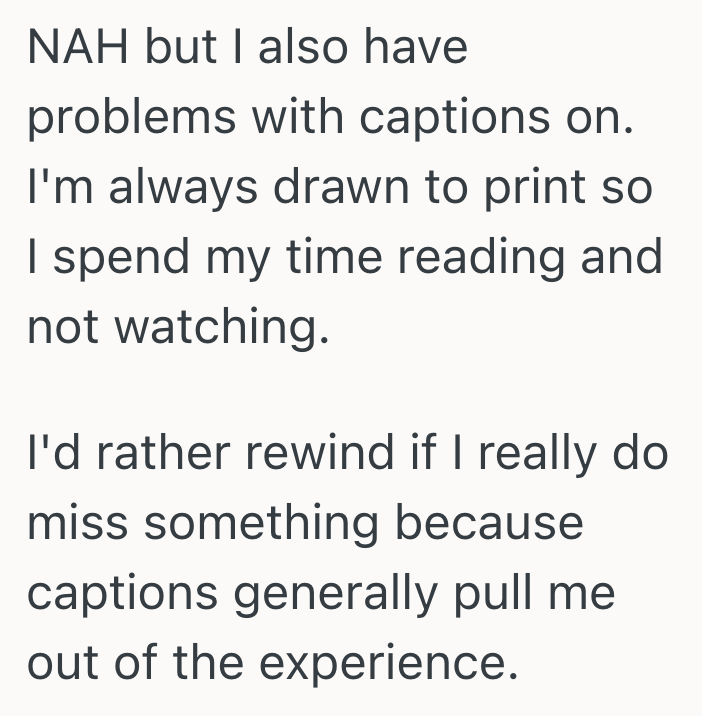 Screenshot 2025 03 04 at 11.23.05 AM He Likes To Watch TV With The Subtitles On, So When His Wife Turned The Subtitles Off He Got Upset