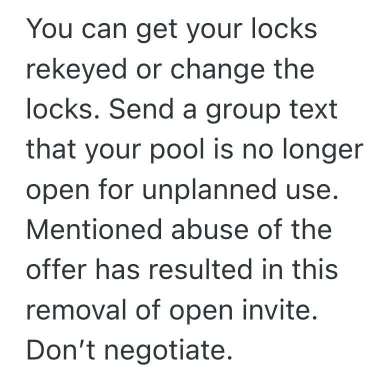 Screenshot 2025 03 04 at 6.21.34 PM Man Told His Family They Could Use His Pool, So His Family Planned A Pool Party Without Asking Him First