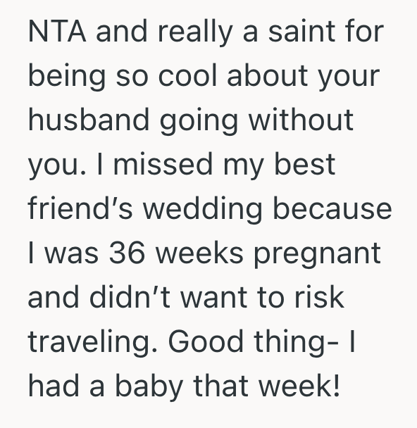 Screenshot 2025 03 04 at 7.11.22 PM Pregnant Woman Said She Cant Make It To Her Brother In Laws Wedding Because Its Too Close To Her Due Date, So The Bride Is Calling Her Selfish