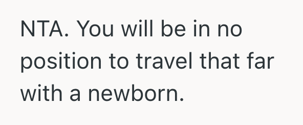 Screenshot 2025 03 04 at 7.11.35 PM Pregnant Woman Said She Cant Make It To Her Brother In Laws Wedding Because Its Too Close To Her Due Date, So The Bride Is Calling Her Selfish