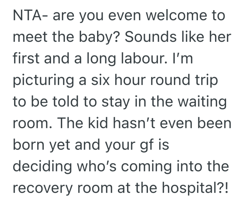 Screenshot 2025 03 04 at 8.48.15 PM e1741139487678 Mans Girlfriend Wants Him To Miss Work To Go With Her To See Her Nephew When Hes Born, But He Doesnt Want To Go