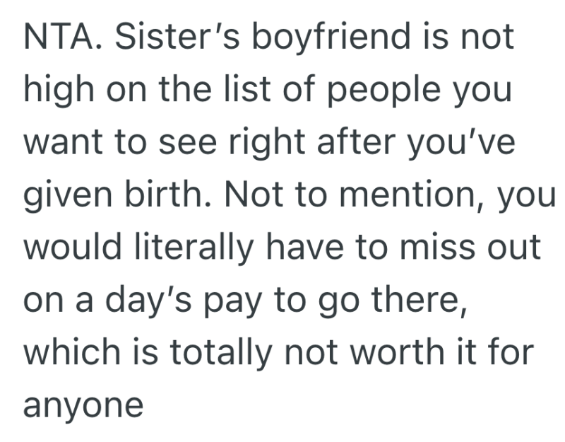 Screenshot 2025 03 04 at 8.49.06 PM e1741139499292 Mans Girlfriend Wants Him To Miss Work To Go With Her To See Her Nephew When Hes Born, But He Doesnt Want To Go