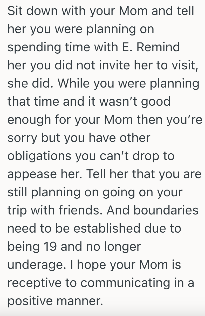 Screenshot 2025 03 04 at 9.05.35 AM Mom Wants Her Daughter To Spend Time With Her Visiting Cousin, But She Only Wants To Spend Time With The Cousin On Her Terms