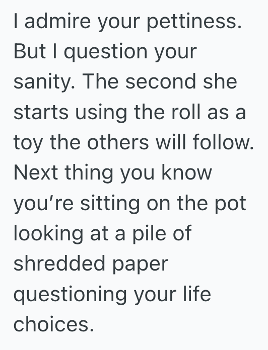 Screenshot 2025 03 05 at 4.38.56 PM Toilet Paper Roll Became A Point Of Disagreement Between One Couple, But Their Mischievous Cat Settled The Debate Once And For All