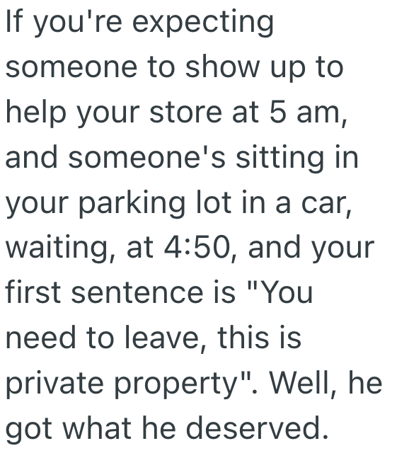 Screenshot 2025 03 05 at 5.52.20 PM Employee Took An Early Morning, On Site Job Only To Be Accused Of Trespassing, So There Wasnt Anything To Do But Leave