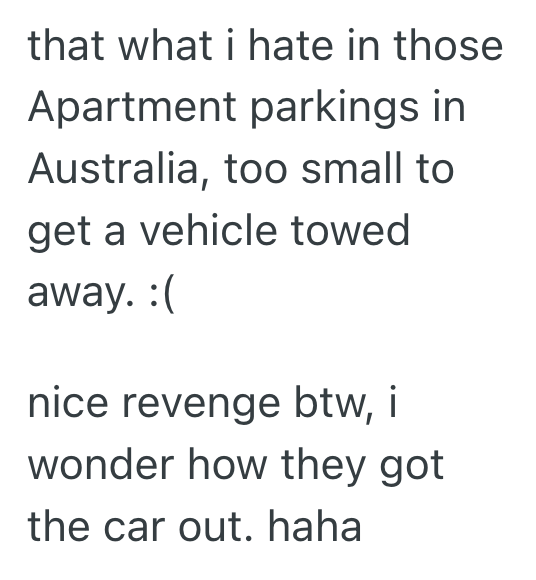 Screenshot 2025 03 06 at 3.49.25 PM A Mystery Car Kept Blocking A Reserved Parking Space, So A Renter Found A Creative Way To Teach The Owner A Lesson