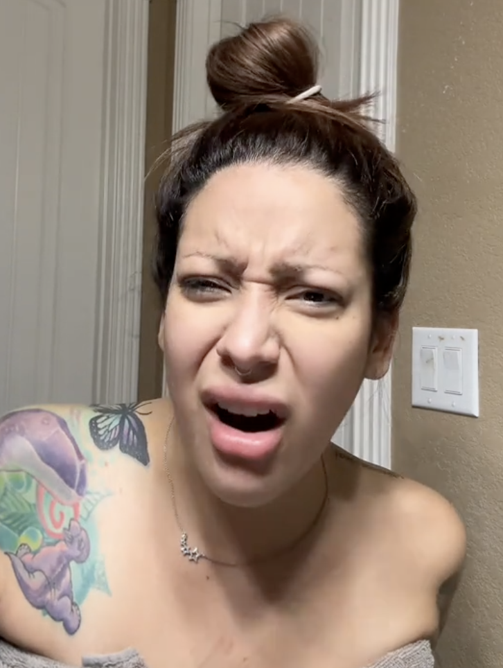 a woman wasn't happy with her waitress at olive garden