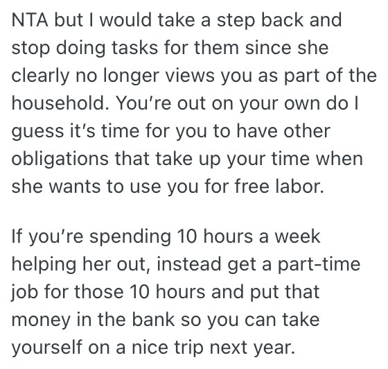 Screenshot 2025 03 07 at 11.25.11 She Isnt Going On Vacation With Her Family Because She Cant Afford To Pay Her Own Way, But When She Found Out Her Mom Was Paying For Her Siblings Friends To Go On The Trip, She Was Really Upset