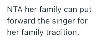 Screenshot 2025 03 08 at 4.52.01 PM His Future Sister In Law Wants Him To Sing At Her Wedding To Carry On A Family Tradition, But He Doesnt Want To Sing