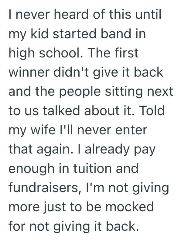 Screenshot 2025 03 10 at 12.02.17 PM He Won Big In A Raffle, But When They Tried To Guilt Trip Him Into Donating His Prize, He Stood Firm And Walked Away