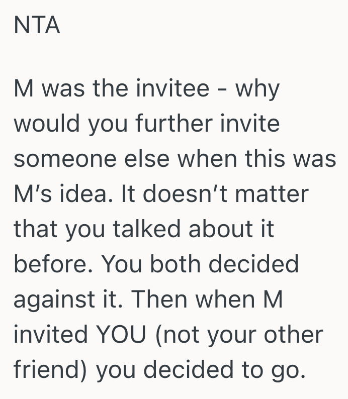 Screenshot 2025 03 11 at 10.55.43 AM Womans Friend Invites Her And Her Husband To Go To A Concert, But Another Friend Is Upset That She Didnt Get Invited