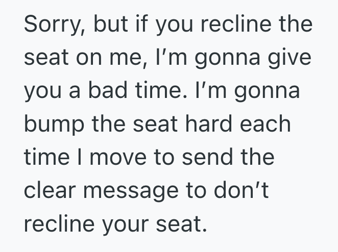 Screenshot 2025 03 13 at 12.19.58%E2%80%AFAM A Passenger Behind Him Is Pushing His Knee Into His Airplane Seat, So He Reclines It All The Way