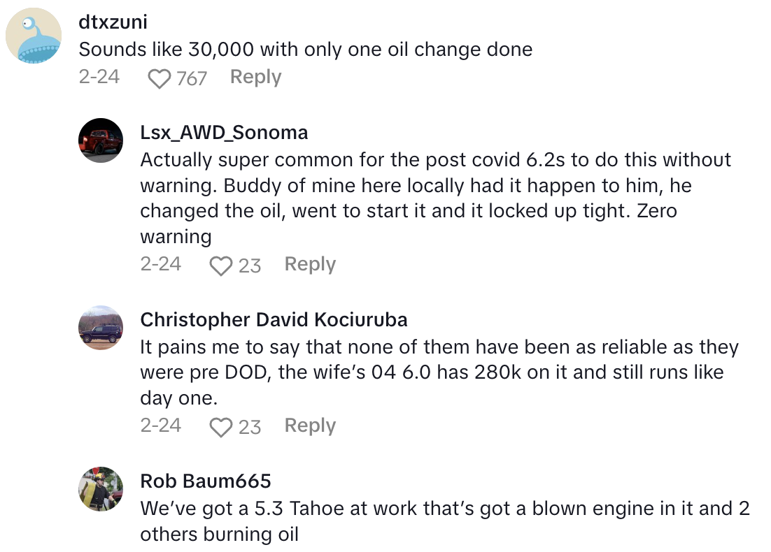Screenshot 2025 03 13 at 6.58.26 PM A Driver Said Her GMC Denali Is Having All Kinds Of Problems Despite Not Having Many Miles On It
