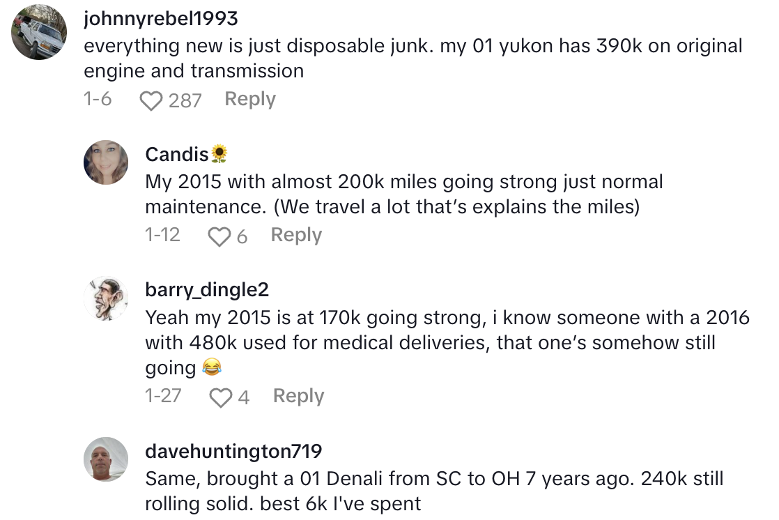 Screenshot 2025 03 13 at 6.59.09 PM A Driver Said Her GMC Denali Is Having All Kinds Of Problems Despite Not Having Many Miles On It