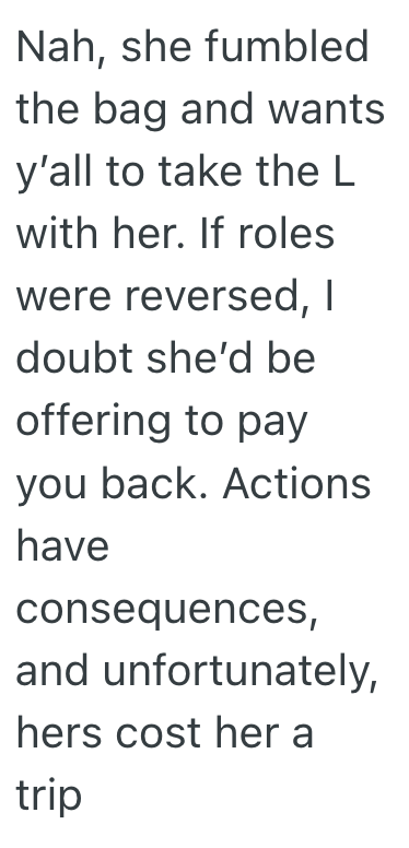 Screenshot 2025 03 14 at 2.32.26 PM Friend Is Denied Entry Into Another Country, And Now She Expects Her Other Friends To Change Their Travel Plans