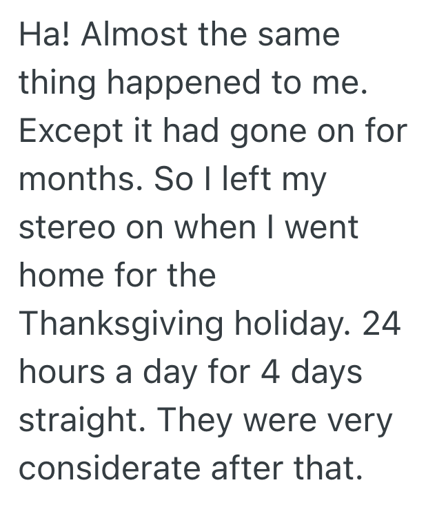 Screenshot 2025 03 15 at 3.49.17 PM Noisy Neighbors Make It Impossible For A Night Shift Worker To Get Any Sleep, But They Get A Taste Of Their Own Medicine When She Leaves Loud Music On Before Leaving For Work
