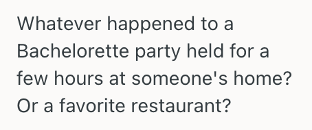 Screenshot 2025 03 17 at 1.43.05 PM Woman Didnt Want To Go On A Long And Expensive Trip For Her Friends Bachelorette Party, So The Group Started Guilt Tripping Her