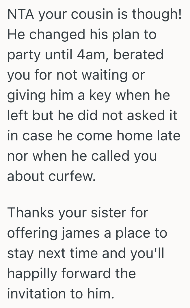 Screenshot 2025 03 17 at 11.39.41 AM She Told Her Cousin Shed Wait Up For Him, But When He Stayed Out Much Later Than She Expected, She Went To Sleep