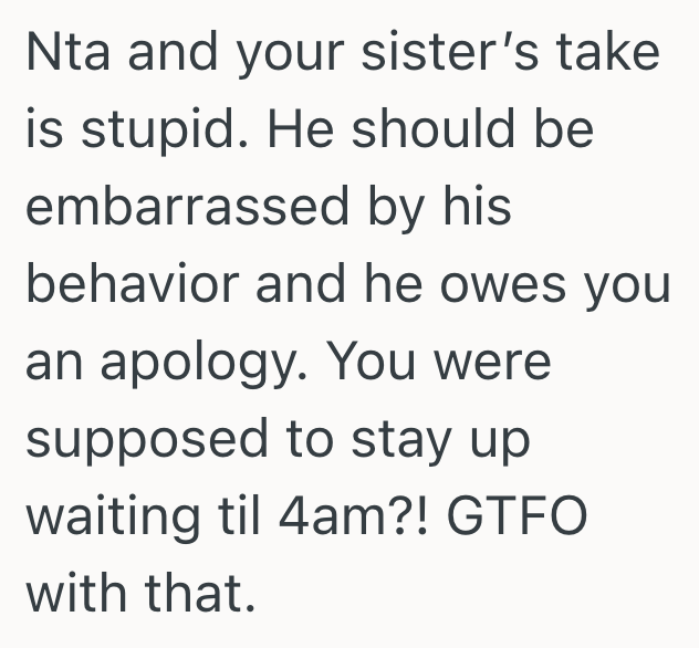 Screenshot 2025 03 17 at 11.39.58 AM She Told Her Cousin Shed Wait Up For Him, But When He Stayed Out Much Later Than She Expected, She Went To Sleep