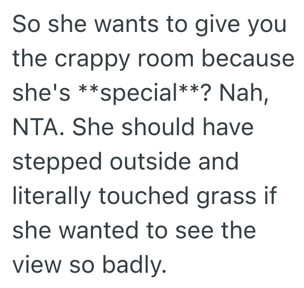 Screenshot 2025 03 17 at 11.57.24 AM Four Friends Went On A Weekend Trip Together, But When One Friends Hotel Room Had A Better View, It Became A Battle About Who Was Really Being Selfish