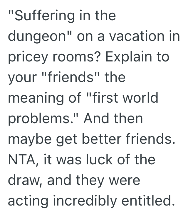 Screenshot 2025 03 17 at 11.58.04 AM Four Friends Went On A Weekend Trip Together, But When One Friends Hotel Room Had A Better View, It Became A Battle About Who Was Really Being Selfish
